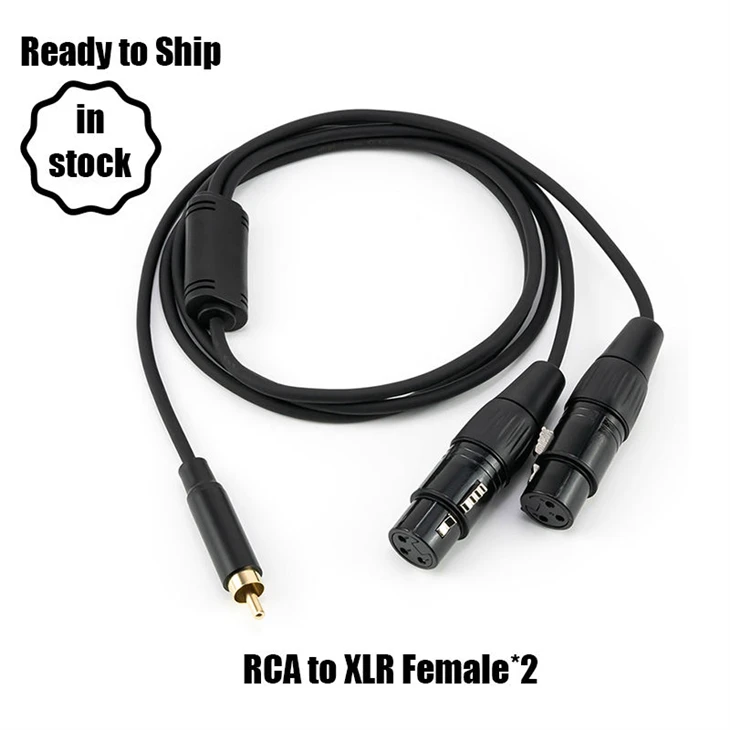 XLR Pou RCA Kab